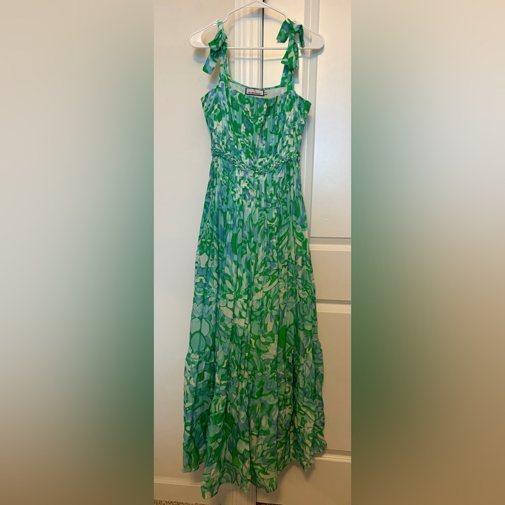 CK Bradley Maxi dress Green Floral dress